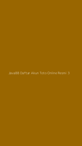 Tampilan Antarmuka Aplikasi Java88 Daftar Akun Toto Online Resmi - 3