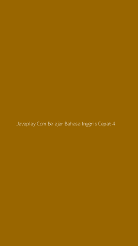 Tampilan Antarmuka Aplikasi Javaplay Com Belajar Bahasa Inggris Cepat - 4