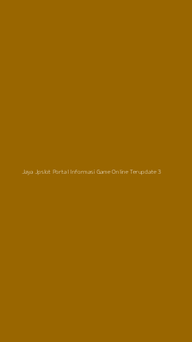 Tampilan Antarmuka Aplikasi Jaya Jpslot Portal Informasi Game Online Terupdate - 3