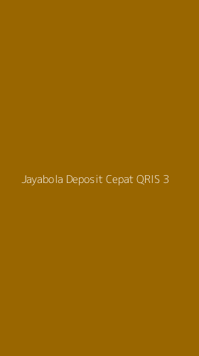 Tampilan Antarmuka Aplikasi Jayabola Deposit Cepat Qris - 3