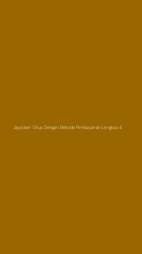 Tampilan Antarmuka Aplikasi Jaypoker Situs Dengan Metode Pembayaran Lengkap - 4