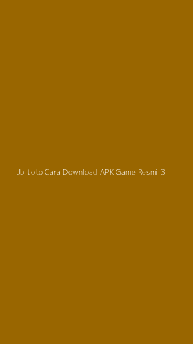 Tampilan Antarmuka Aplikasi Jbltoto Cara Download Apk Game Resmi - 3