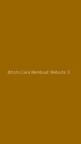 Tampilan Antarmuka Aplikasi Jbtoto Cara Membuat Website - 3