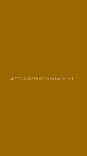 Tampilan Antarmuka Aplikasi Jds777 Data Sgp Hk Sdy Terlengkap Hari Ini - 1
