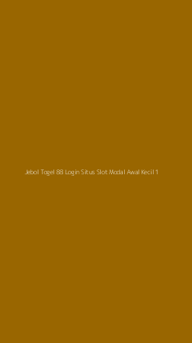 Tampilan Antarmuka Aplikasi Jebol Togel 88 Login Situs Slot Modal Awal Kecil - 1
