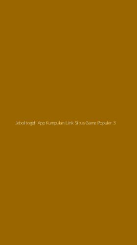 Tampilan Antarmuka Aplikasi Jeboltogell App Kumpulan Link Situs Game Populer - 3