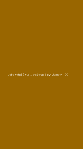 Tampilan Antarmuka Aplikasi Jeboltohel Situs Slot Bonus New Member 100 - 1