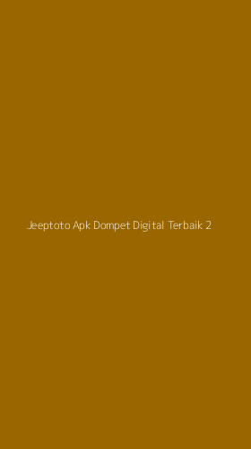 Tampilan Antarmuka Aplikasi Jeeptoto Apk Dompet Digital Terbaik - 2