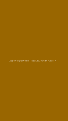 Tampilan Antarmuka Aplikasi Jeeptoto App Prediksi Togel Jitu Hari Ini Akurat - 4
