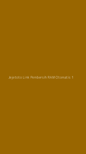 Tampilan Antarmuka Aplikasi Jejetoto Link Pembersih Ram Otomatis - 1