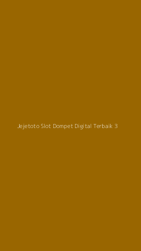 Tampilan Antarmuka Aplikasi Jejetoto Slot Dompet Digital Terbaik - 3