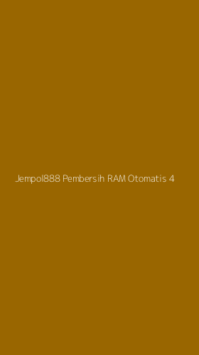 Tampilan Antarmuka Aplikasi Jempol888 Pembersih Ram Otomatis - 4