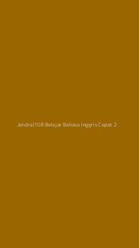 Tampilan Antarmuka Aplikasi Jendral108 Belajar Bahasa Inggris Cepat - 2