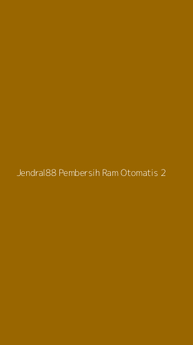 Tampilan Antarmuka Aplikasi Jendral88 Pembersih Ram Otomatis - 2