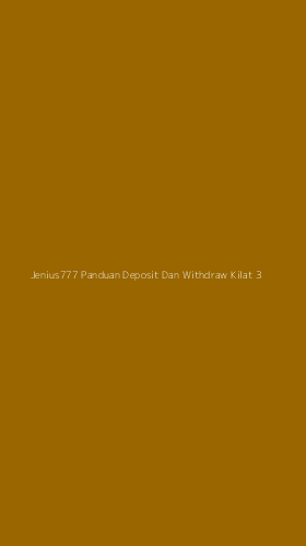 Tampilan Antarmuka Aplikasi Jenius777 Panduan Deposit Dan Withdraw Kilat - 3