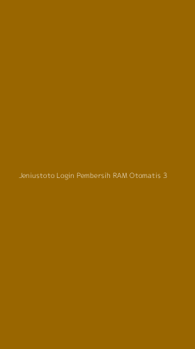 Tampilan Antarmuka Aplikasi Jeniustoto Login Pembersih Ram Otomatis - 3
