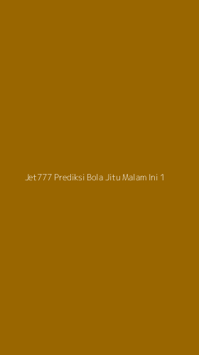 Tampilan Antarmuka Aplikasi Jet777 Prediksi Bola Jitu Malam Ini - 1