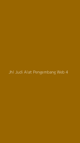Tampilan Antarmuka Aplikasi Jhl Judi Alat Pengembang Web - 4