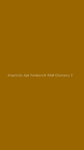 Tampilan Antarmuka Aplikasi Jimattoto Apk Pembersih Ram Otomatis - 3