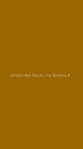 Tampilan Antarmuka Aplikasi Jintoto Apk Musik Lite Terbaru - 4