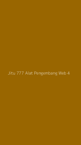 Tampilan Antarmuka Aplikasi Jitu 777 Alat Pengembang Web - 4
