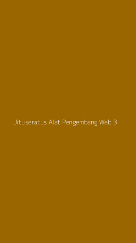 Tampilan Antarmuka Aplikasi Jituseratus Alat Pengembang Web - 3