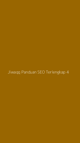 Tampilan Antarmuka Aplikasi Jiwaqq Panduan Seo Terlengkap - 4