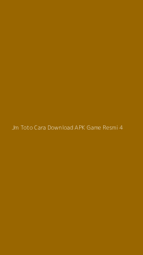 Tampilan Antarmuka Aplikasi Jm Toto Cara Download Apk Game Resmi - 4