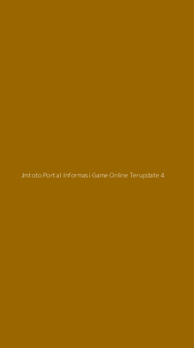 Tampilan Antarmuka Aplikasi Jmtoto Portal Informasi Game Online Terupdate - 4