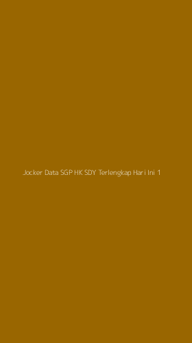Tampilan Antarmuka Aplikasi Jocker Data Sgp Hk Sdy Terlengkap Hari Ini - 1
