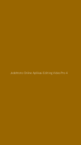 Tampilan Antarmuka Aplikasi Jodohtoto Online Aplikasi Editing Video Pro - 4