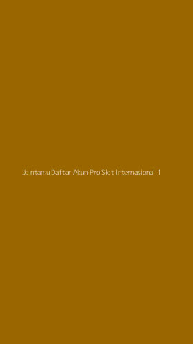 Tampilan Antarmuka Aplikasi Jointamu Daftar Akun Pro Slot Internasional - 1