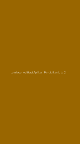Tampilan Antarmuka Aplikasi Jointogel Aplikasi Aplikasi Pendidikan Lite - 2