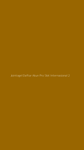Tampilan Antarmuka Aplikasi Jointogel Daftar Akun Pro Slot Internasional - 2