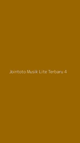 Tampilan Antarmuka Aplikasi Jointoto Musik Lite Terbaru - 4