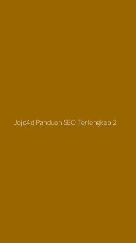 Tampilan Antarmuka Aplikasi Jojo4d Panduan Seo Terlengkap - 2