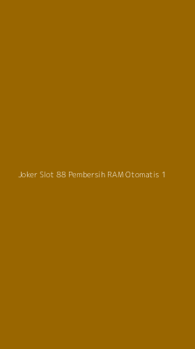 Tampilan Antarmuka Aplikasi Joker Slot 88 Pembersih Ram Otomatis - 1