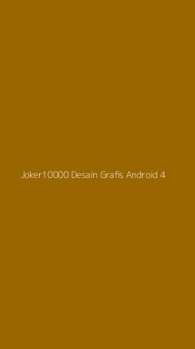 Tampilan Antarmuka Aplikasi Joker10000 Desain Grafis Android - 4