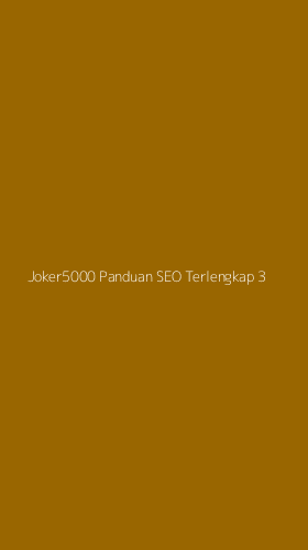 Tampilan Antarmuka Aplikasi Joker5000 Panduan Seo Terlengkap - 3