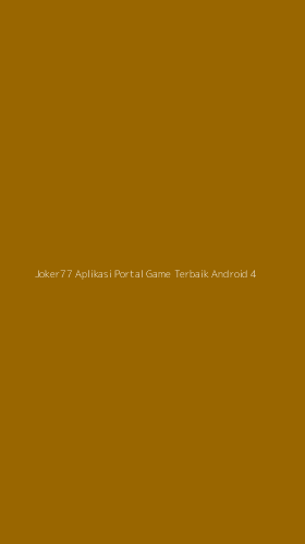 Tampilan Antarmuka Aplikasi Joker77 Aplikasi Portal Game Terbaik Android - 4