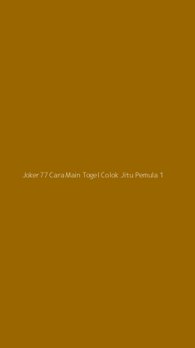 Tampilan Antarmuka Aplikasi Joker77 Cara Main Togel Colok Jitu Pemula - 1