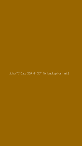 Tampilan Antarmuka Aplikasi Joker77 Data Sgp Hk Sdy Terlengkap Hari Ini - 2