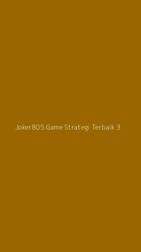 Tampilan Antarmuka Aplikasi Joker805 Game Strategi Terbaik - 3