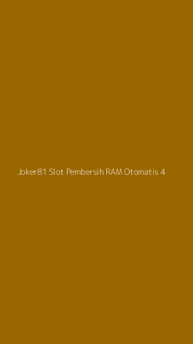 Tampilan Antarmuka Aplikasi Joker81 Slot Pembersih Ram Otomatis - 4