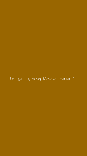 Tampilan Antarmuka Aplikasi Jokergaming Resep Masakan Harian - 4