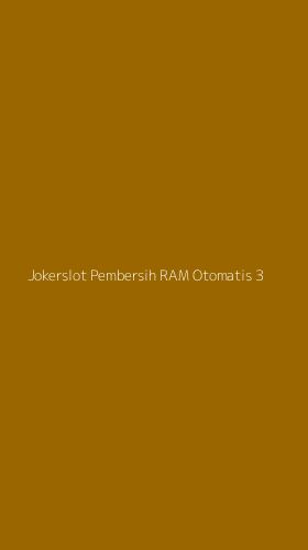 Tampilan Antarmuka Aplikasi Jokerslot Pembersih Ram Otomatis - 3