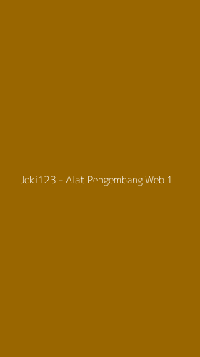 Tampilan Antarmuka Aplikasi Joki123 - Alat Pengembang Web - 1