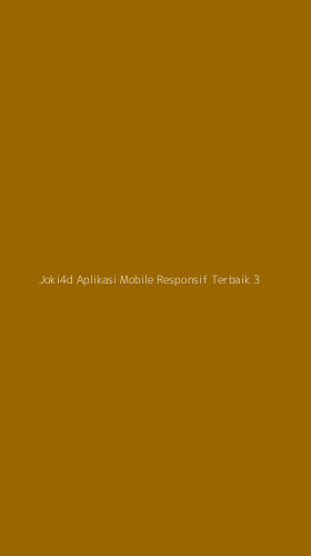 Tampilan Antarmuka Aplikasi Joki4d Aplikasi Mobile Responsif Terbaik - 3