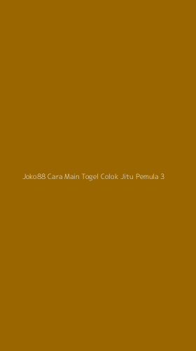 Tampilan Antarmuka Aplikasi Joko88 Cara Main Togel Colok Jitu Pemula - 3