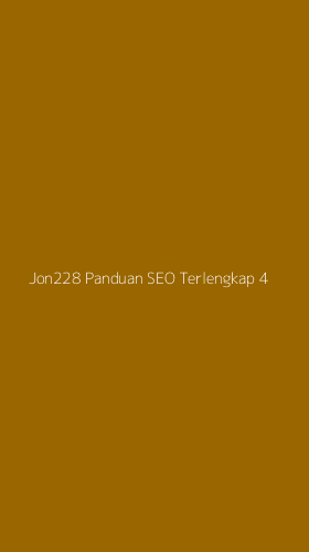 Tampilan Antarmuka Aplikasi Jon228 Panduan Seo Terlengkap - 4